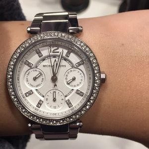 silver Michael Kors watch!